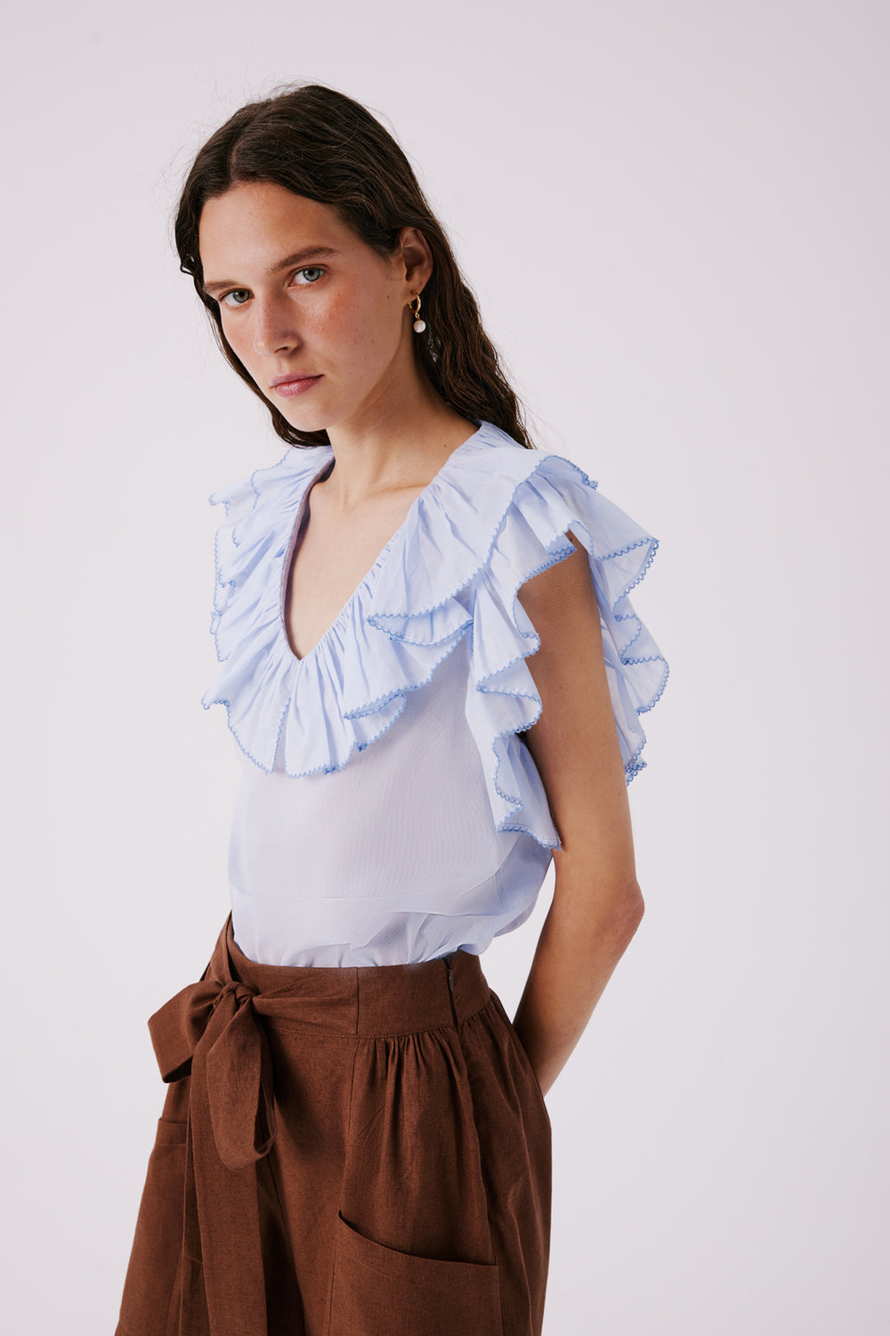 さ*ん様 新作 GIRLISH St.Cecilia FORM BLOUSE y Saint Cecilia blouse
